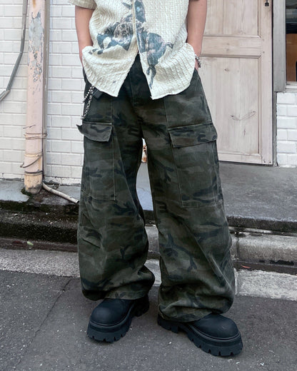 ウッドランドカモワイドカーゴパンツ　MO1145