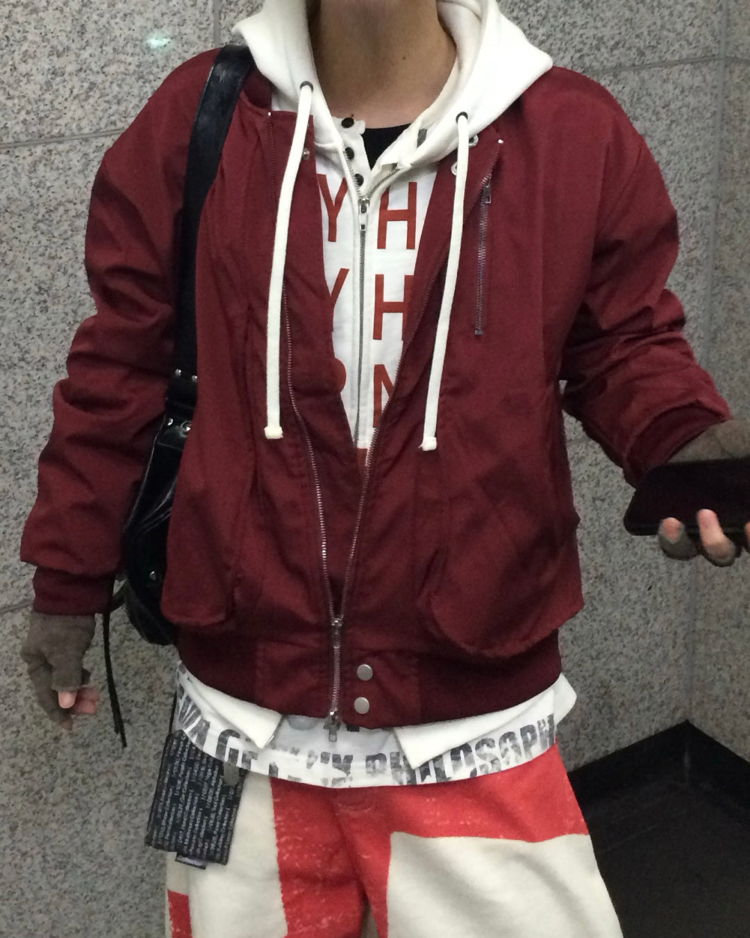 ダブルジップボンバージャケット MO1209