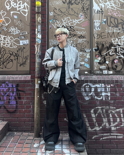 ダブルジップボンバージャケット MO1209