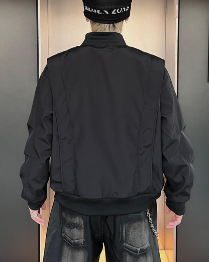 ダブルジップボンバージャケット MO1209