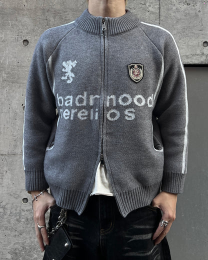 フロントロゴジップニット MO1215