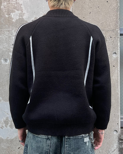 フロントロゴジップニット MO1215