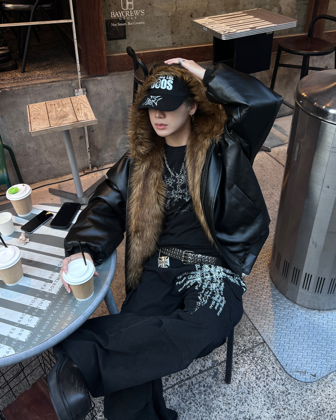 リバーシブルファージャケット MO1229