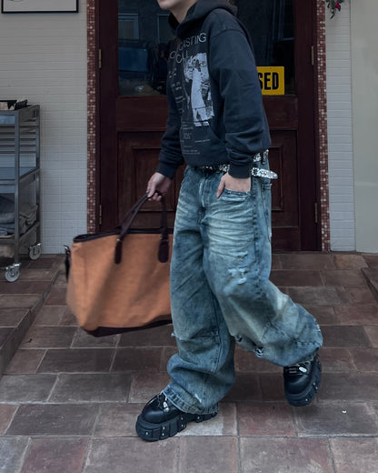 バイカラーボストンバッグ MO3001