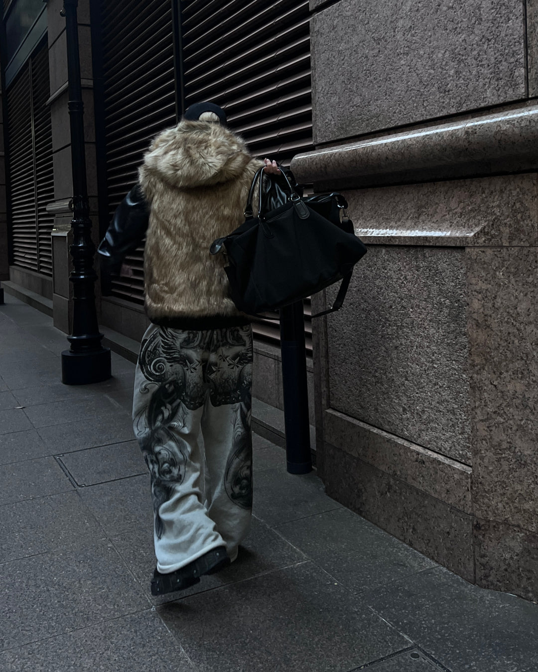 バイカラーボストンバッグ MO3001