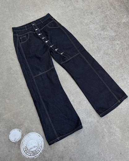 ステッチデザインデニムパンツ MO3013