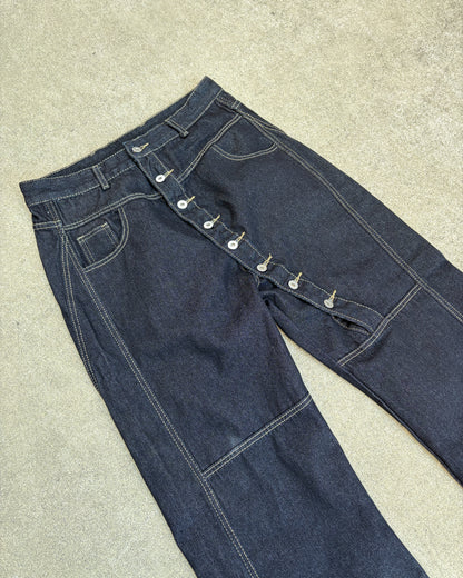 ステッチデザインデニムパンツ MO3013