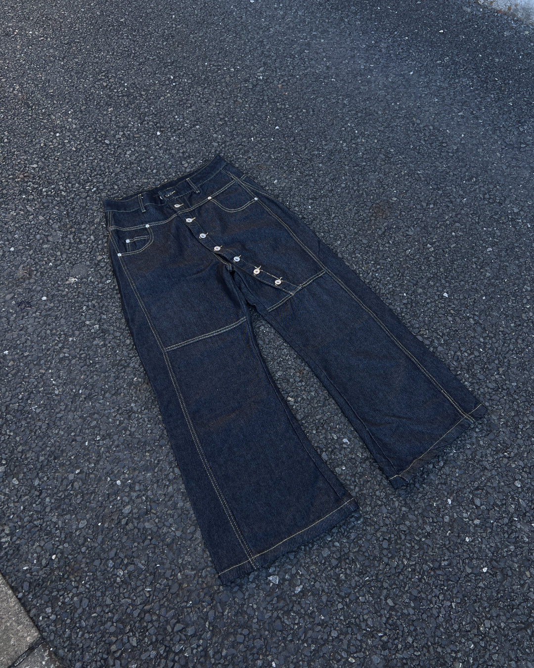 ステッチデザインデニムパンツ MO3013