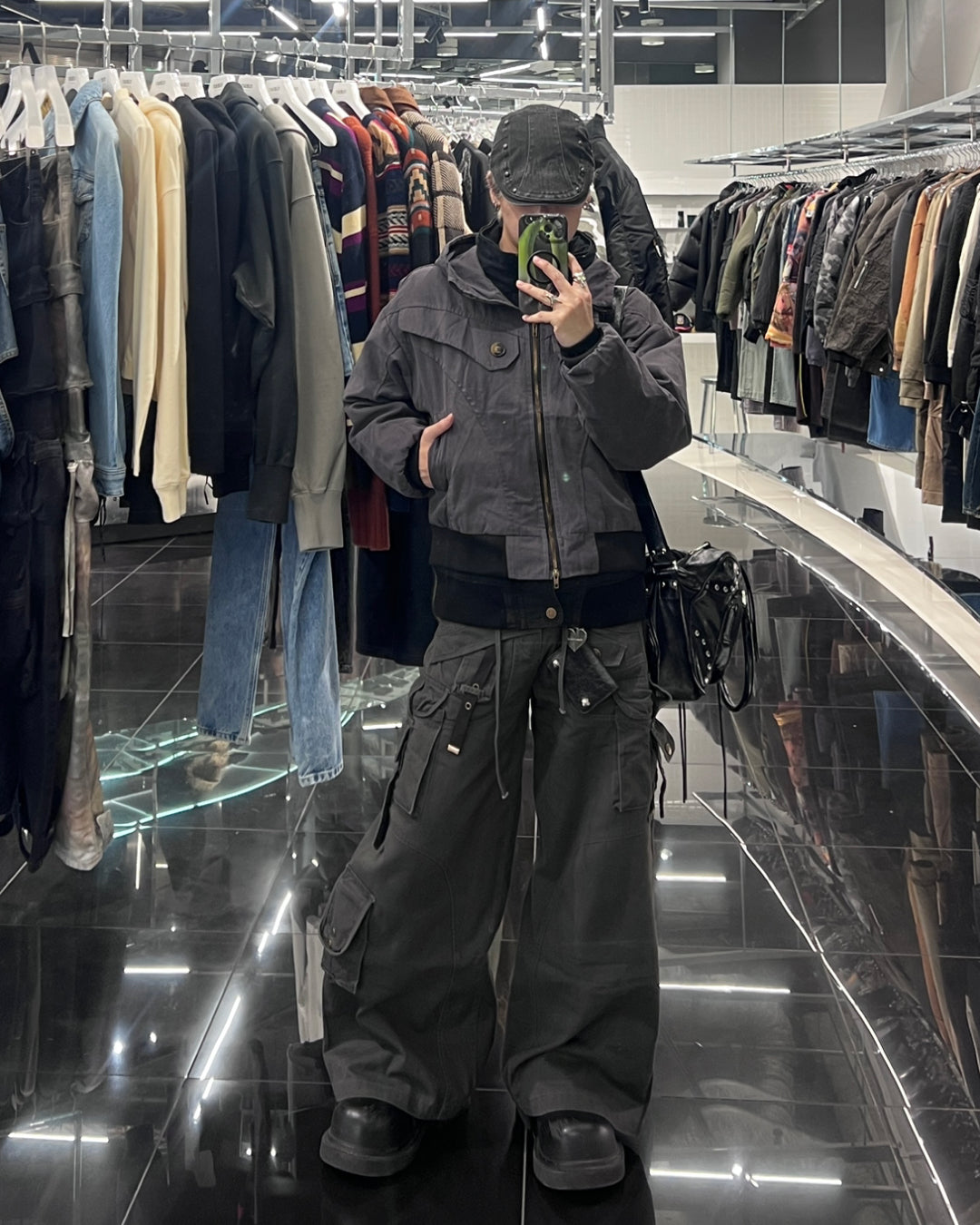 ビンテージデザインバギーパンツ MO3017