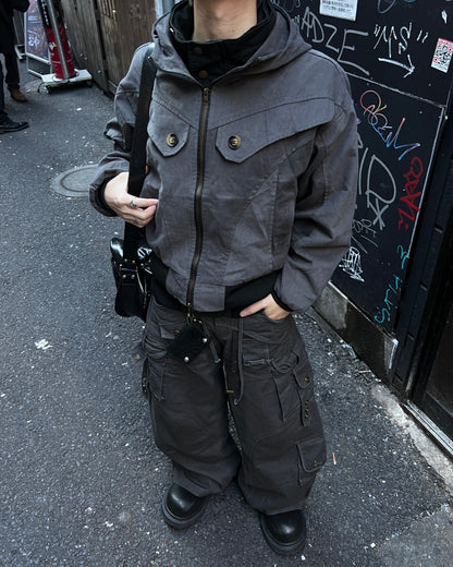 ダブルジップコットンブルゾン MO3018