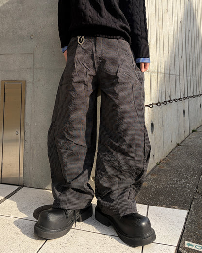 カーブチェックパンツ MO3042