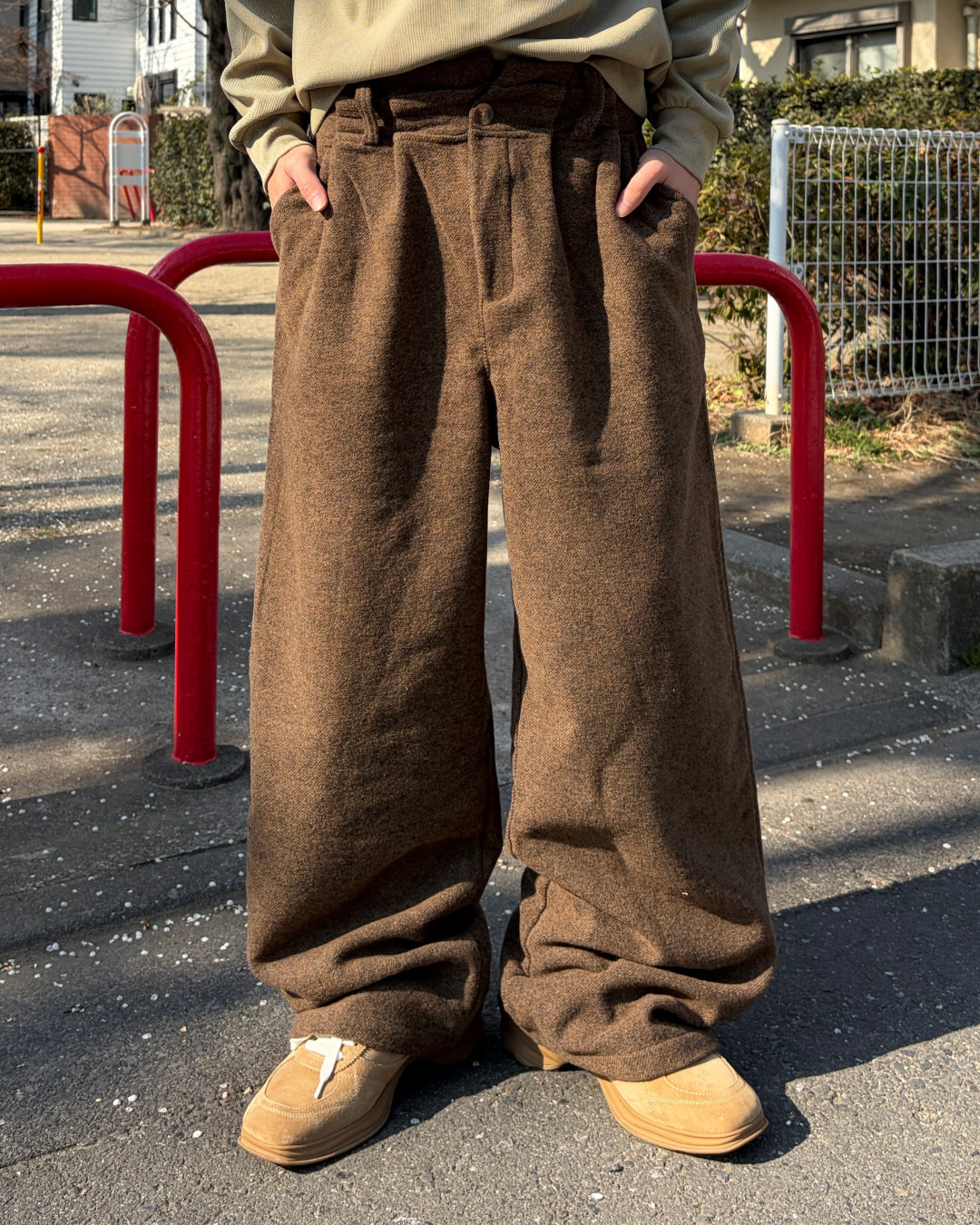 バギーウールパンツ MO3060