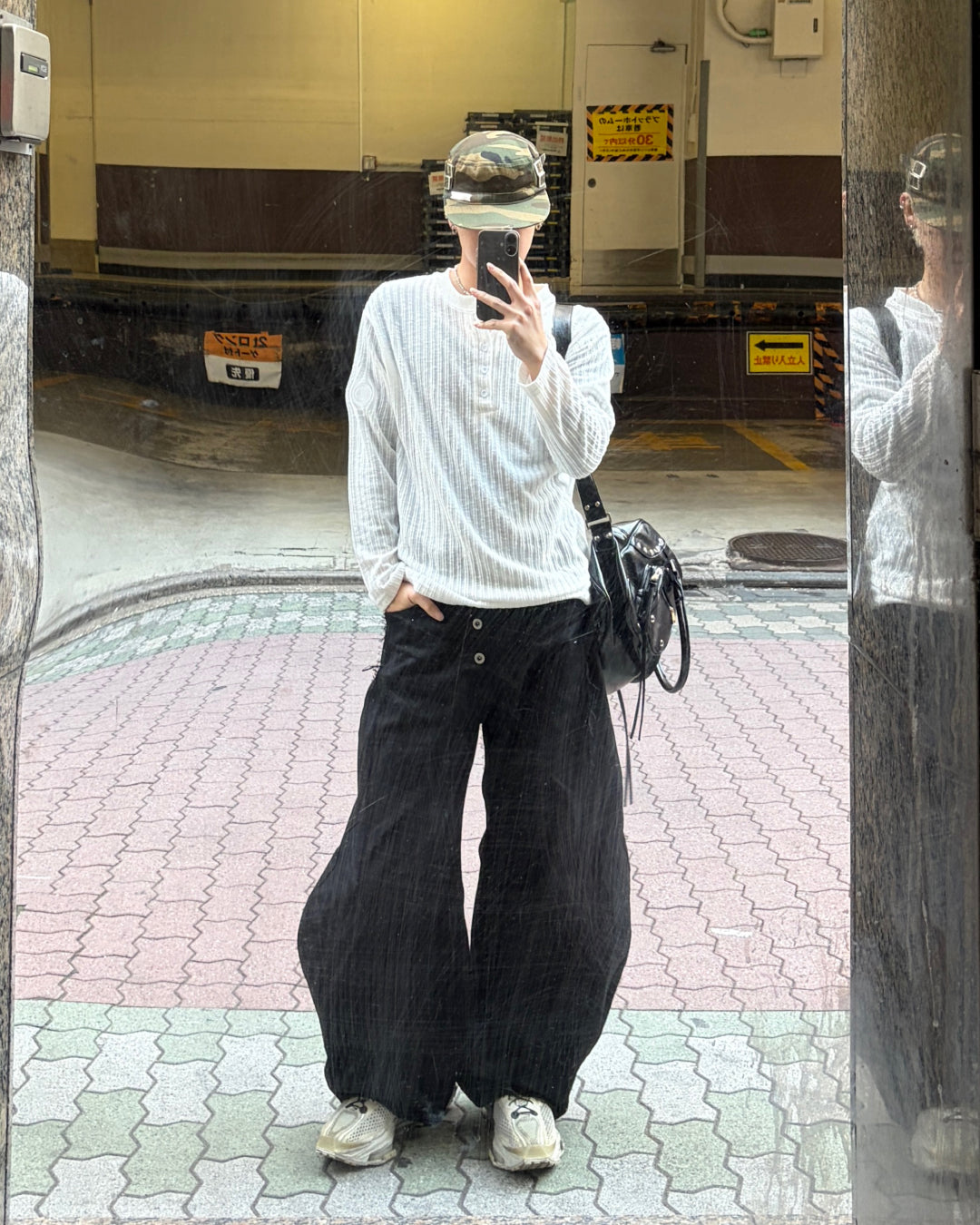 シアーヘンリーネックカットソー MO3062