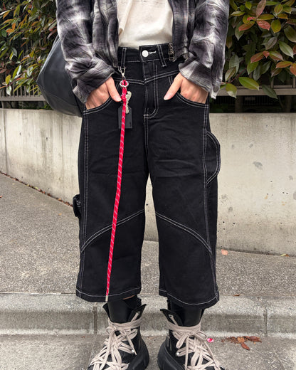 ステッチストレートハーフパンツ MO3064