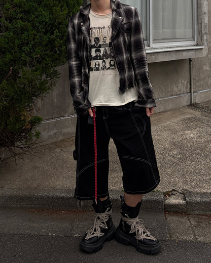 ステッチストレートハーフパンツ MO3064