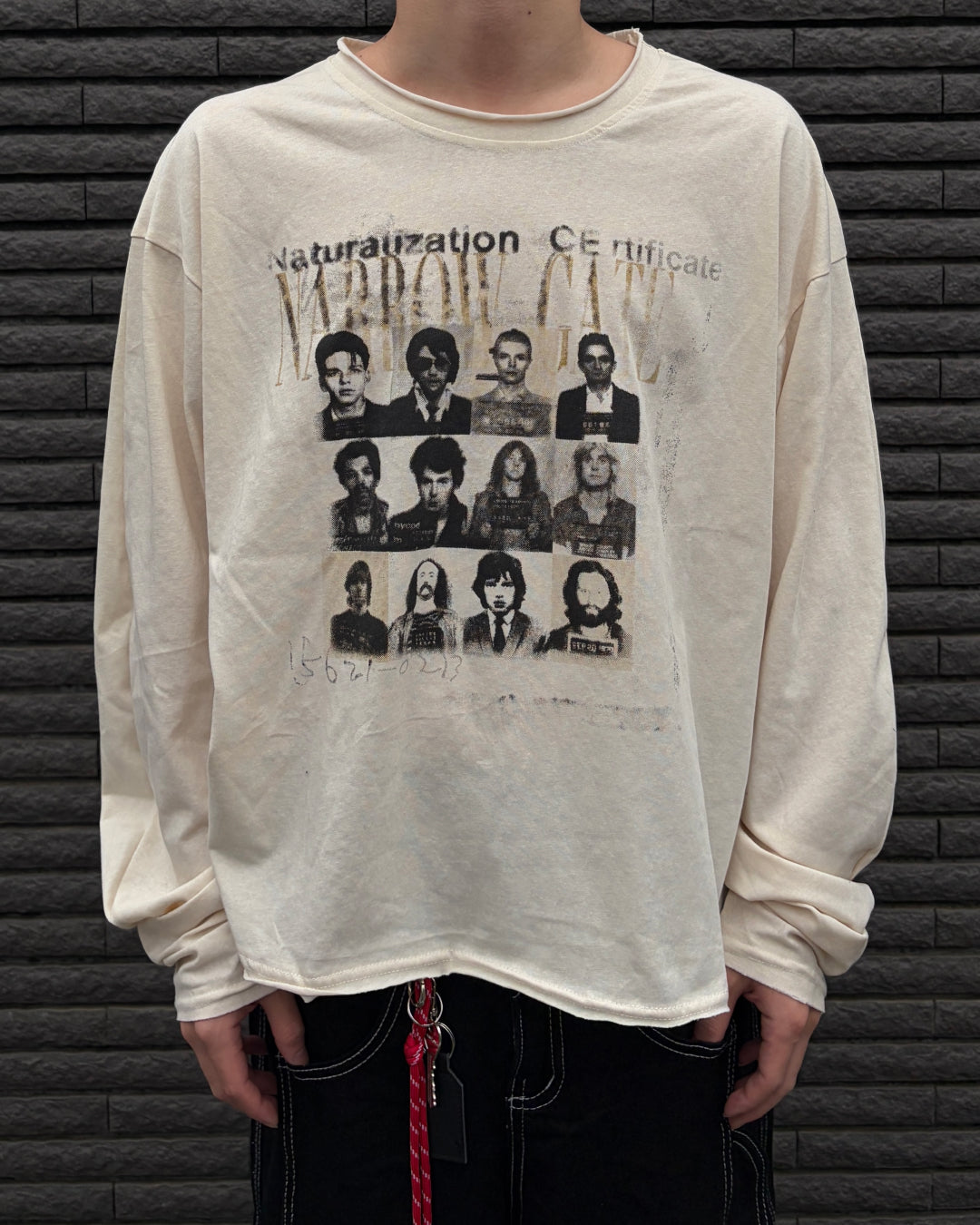 グラフィックロングTシャツ MO3087