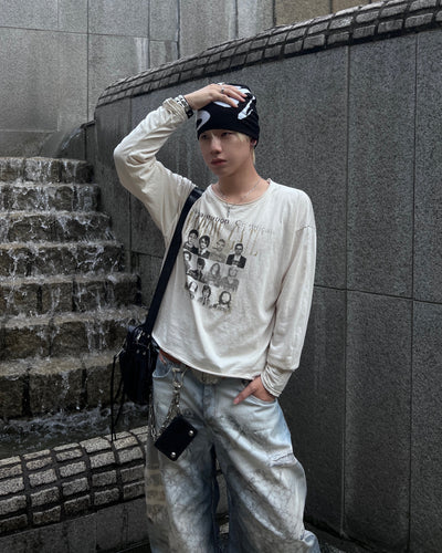 グラフィックロングTシャツ MO3087