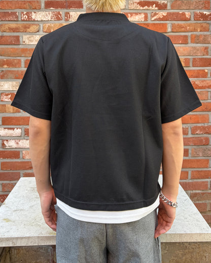 ハーフスリーブレイヤードカットソー MO3093