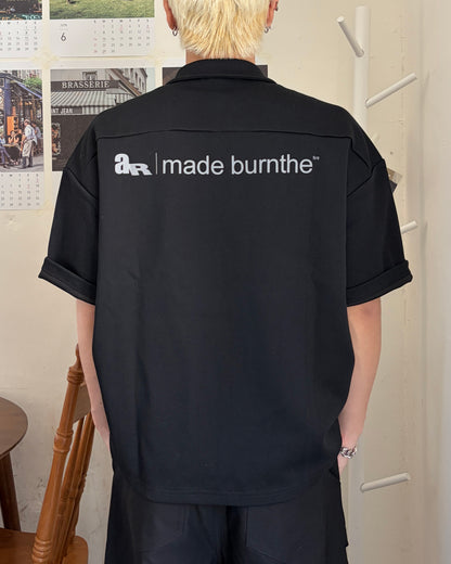 ピアスデザインハーフジップTシャツ MO3101