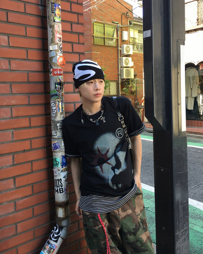 サイレントスクリームハーフスリーブTシャツ MO3103
