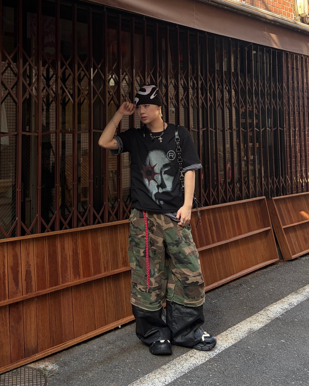 サイレントスクリームハーフスリーブTシャツ MO3103