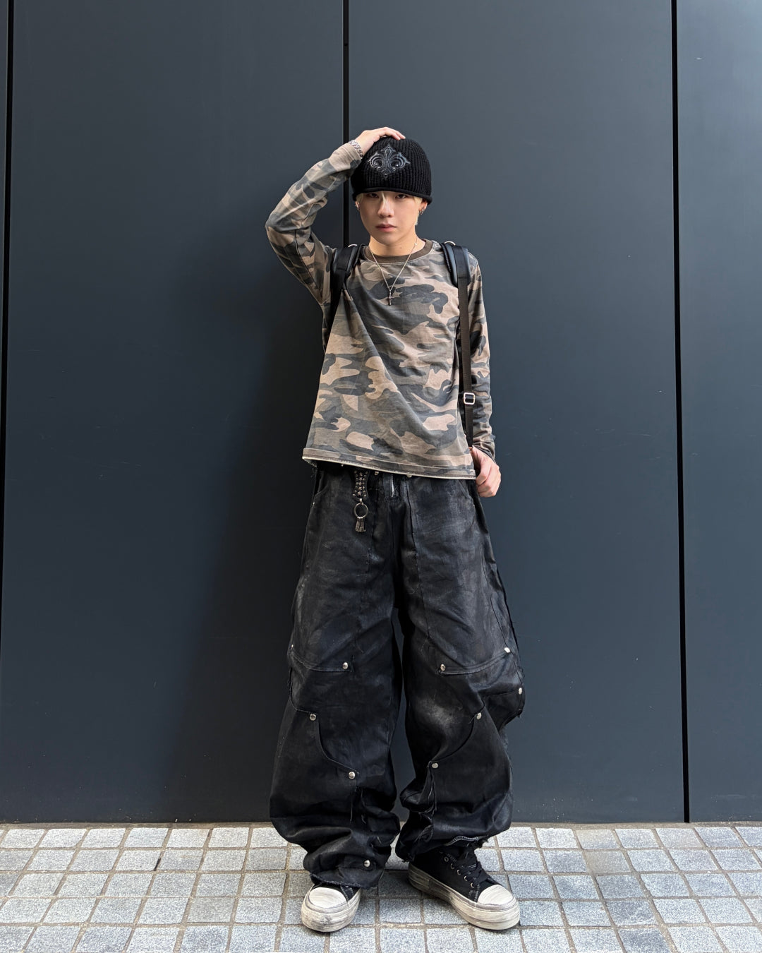 迷彩ロングTシャツ MO3115