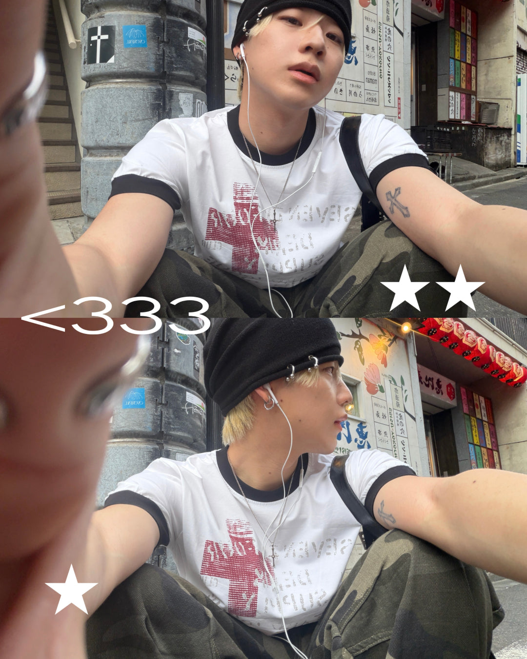 フロントロゴリンガーTシャツ MO3120