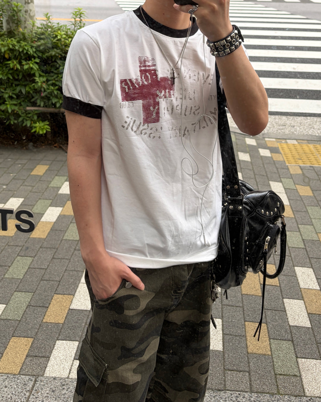 フロントロゴリンガーTシャツ MO3120