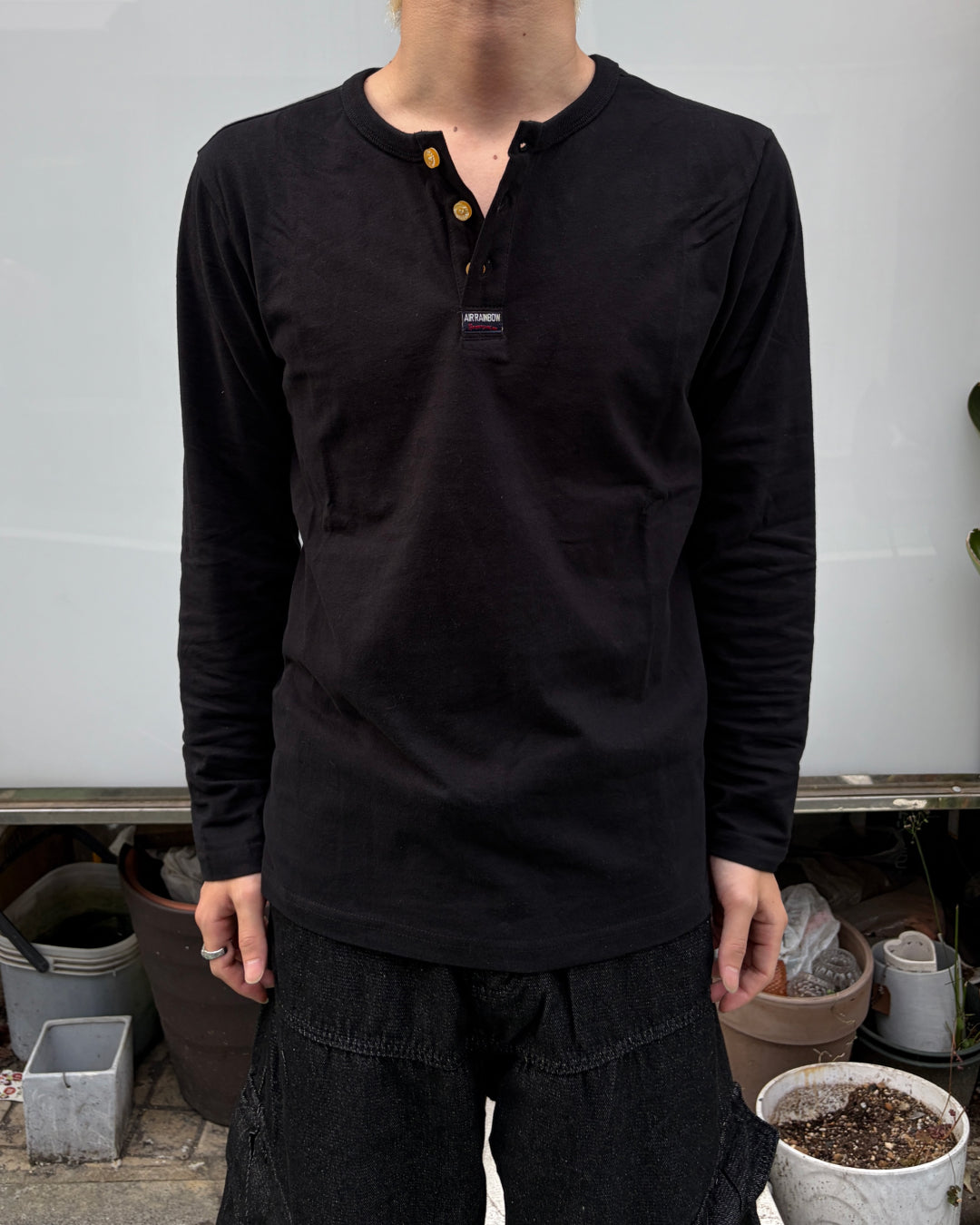 ヘザーエッジヘンリーネックTシャツ MO3123 – YOLO（ヨロ