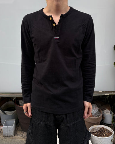 ヘザーエッジヘンリーネックTシャツ MO3123