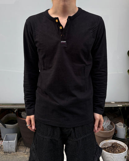 ヘザーエッジヘンリーネックTシャツ MO3123