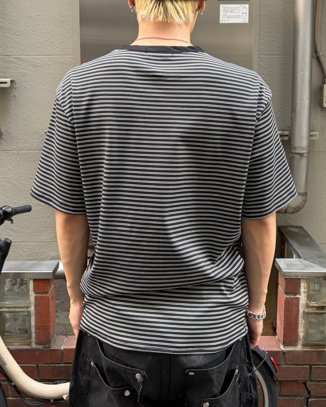 ヘンリーネックボーダー半袖Tシャツ MO3127 – YOLO（ヨロ