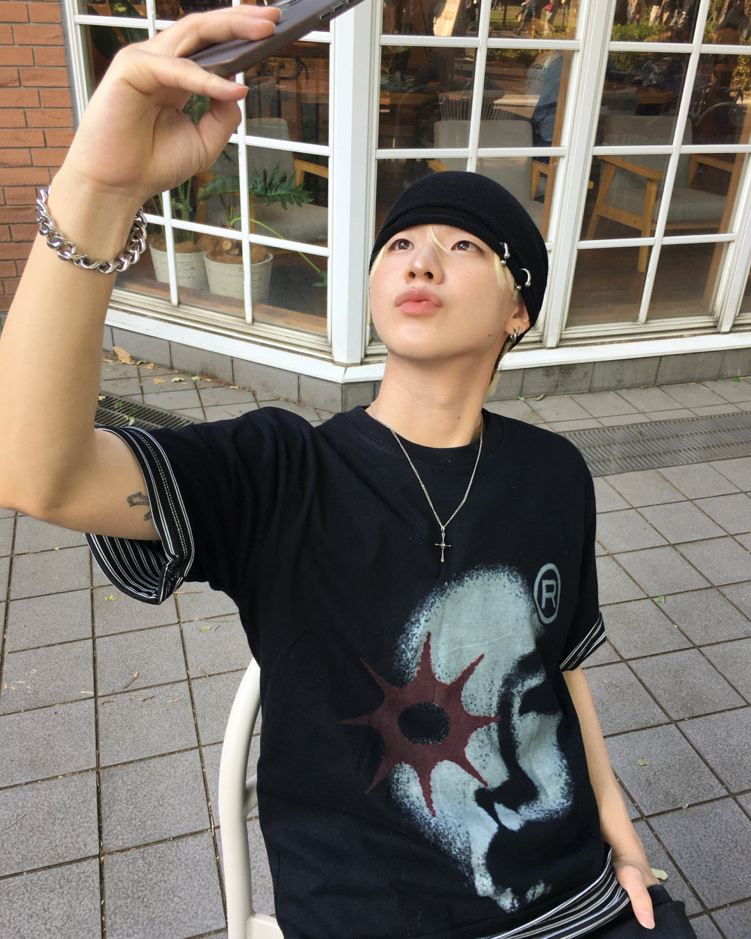 ヘンリーネックボーダー半袖Tシャツ MO3127 – YOLO（ヨロ