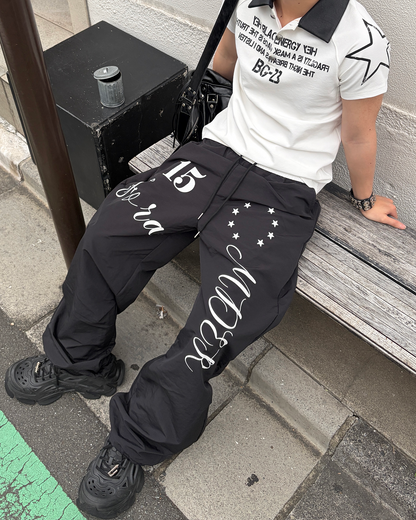 スターサイクルレタープリントワイドパンツ
MO3149