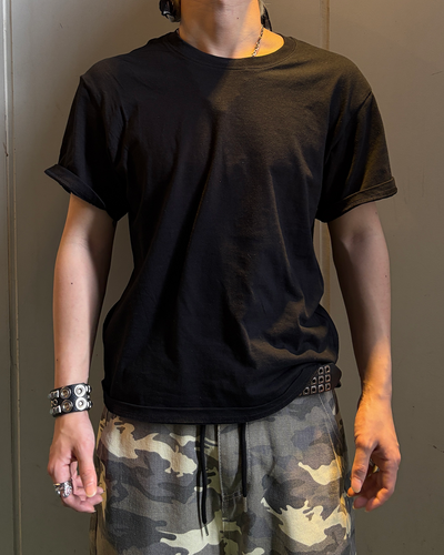 バックデザインプリントTシャツ MO3163