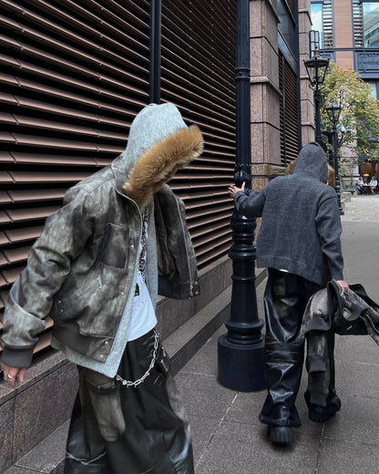 【即納】ダブルジップファーニット MO5005