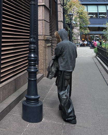 【即納】ダブルジップファーニット MO5005