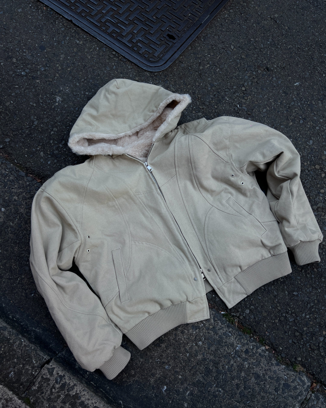 【即納】 ダブルジップキャンバスファージャケット MO5008