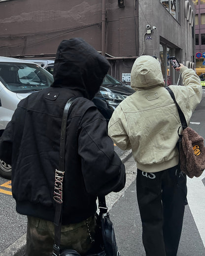 【即納】 ダブルジップキャンバスファージャケット MO5008