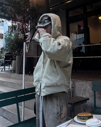 【即納】 ダブルジップキャンバスファージャケット MO5008