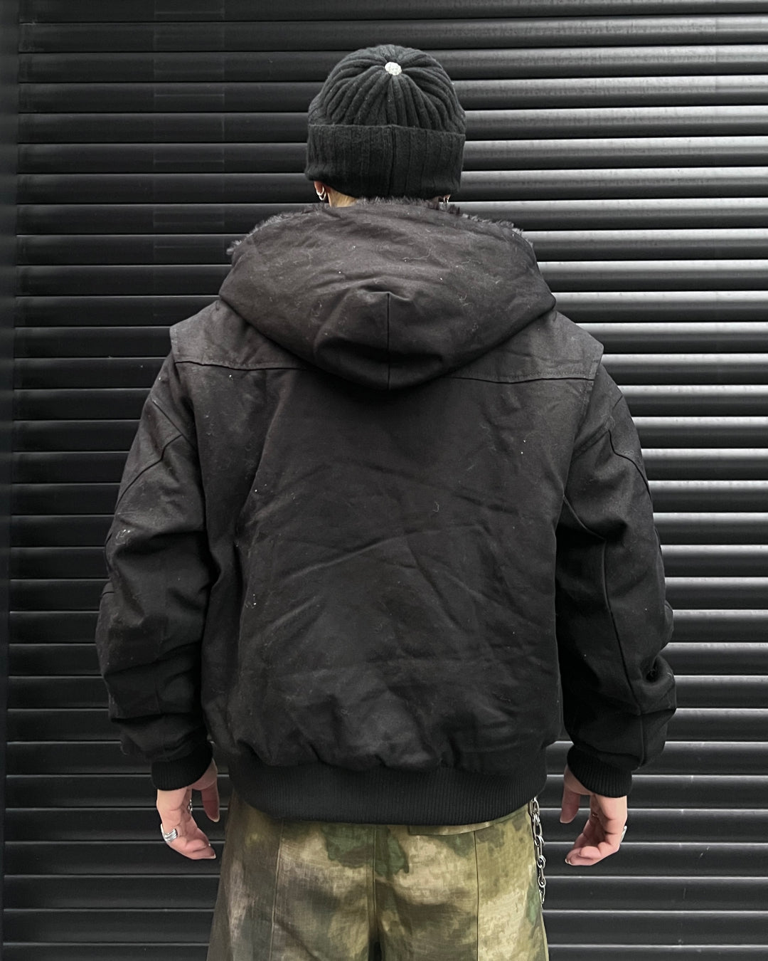 【即納】 ダブルジップキャンバスファージャケット MO5008