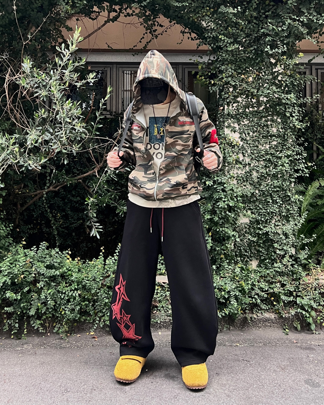 【即納】スタープリントバルーンスウェットパンツ MO5011