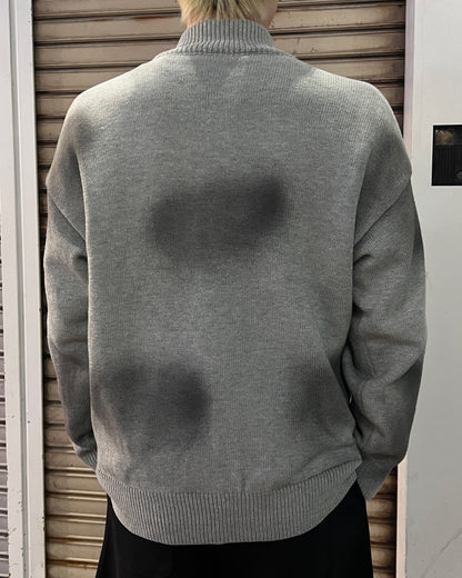 【即納】ナンバリングジップアップニット MO5013