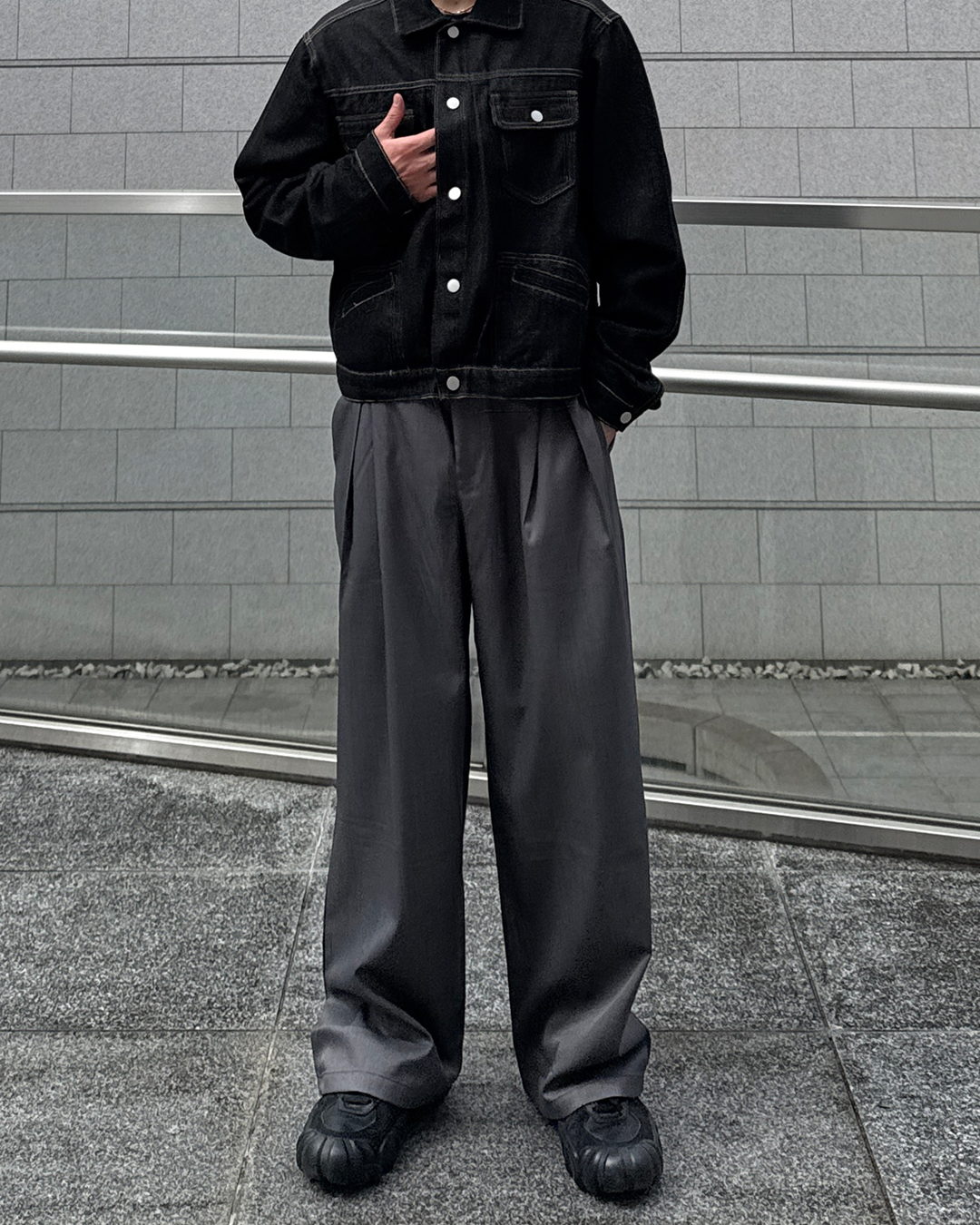 ワイドバギーカジュアルパンツ ME0007