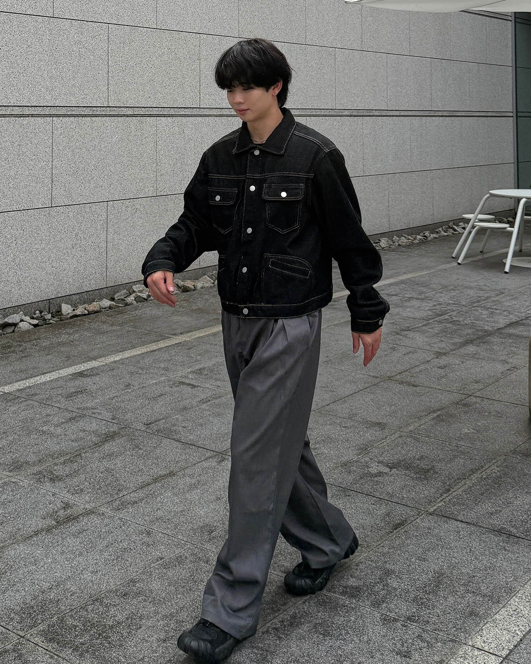 ワイドバギーカジュアルパンツ ME0007