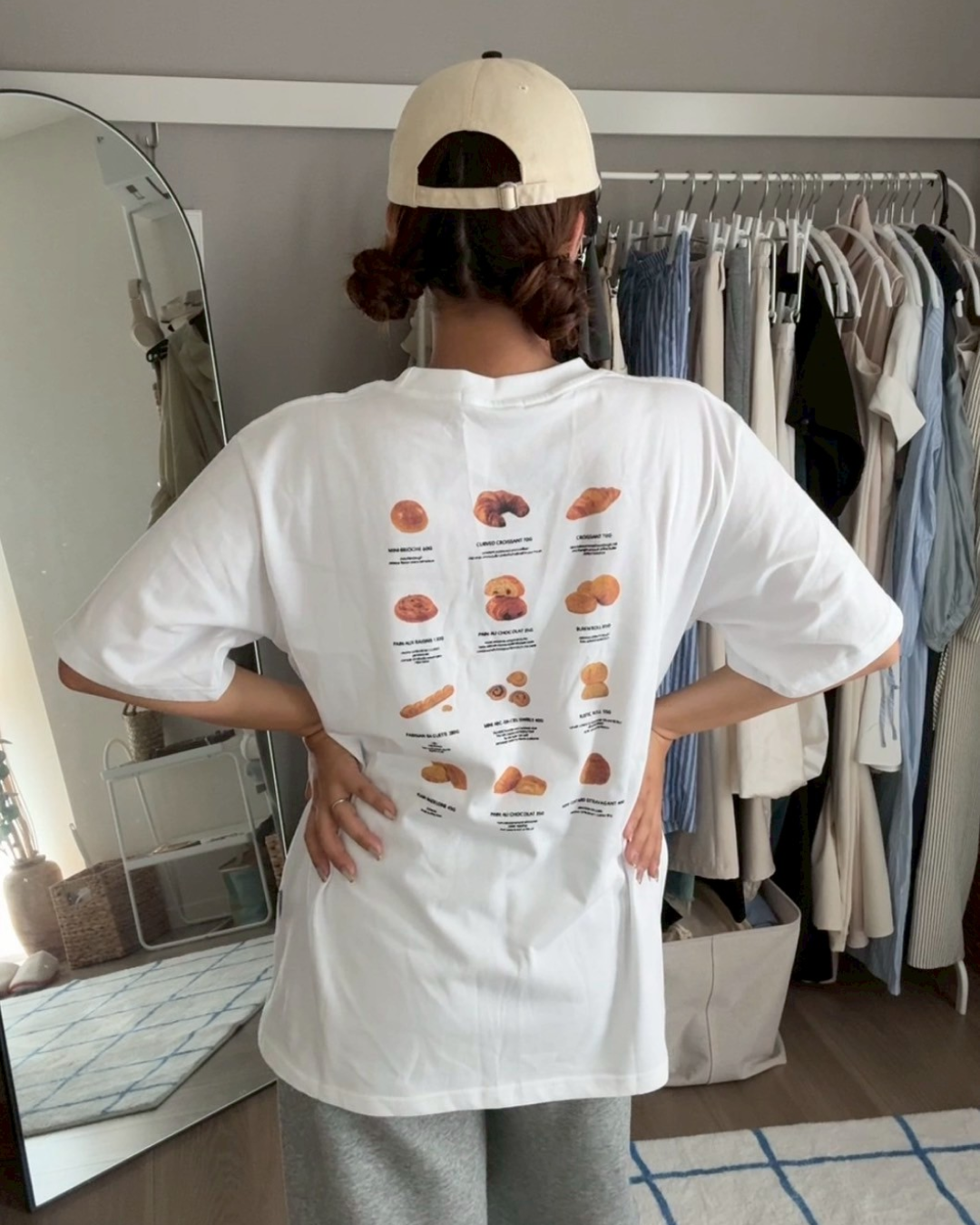 ベーカリープリントTシャツ TM0033