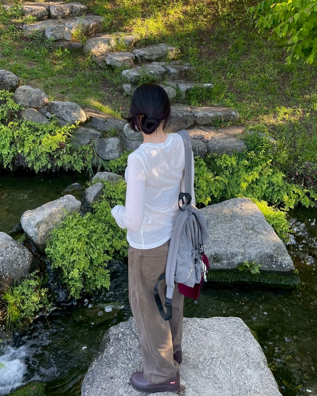 ルーズストレートパンツ MU0016