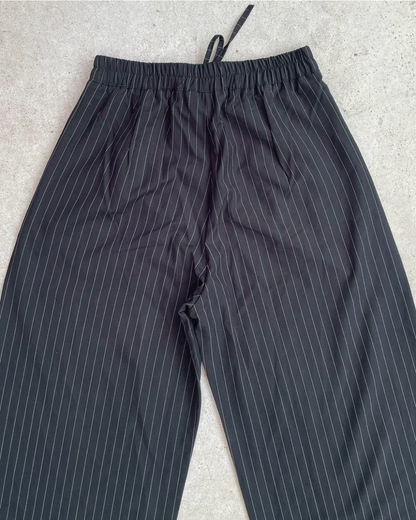 HYKE A1 4 STRIPED EASY PANTS Z ストライプパンツ