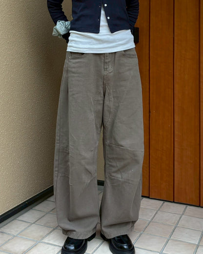 【即納】カーブシルエットパンツ MU0140