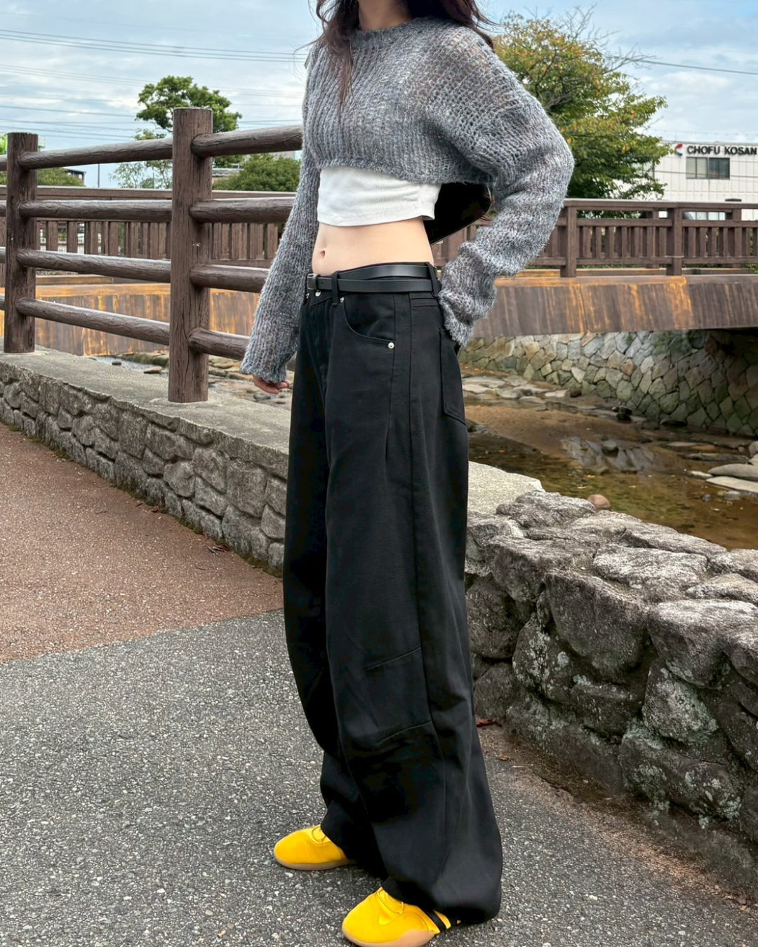 パンツ ryonyoro758 即納】カーブシルエットパンツ MU0140 – YOLO（ヨロ）｜ファッション通販